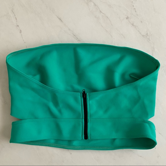 ASOS neoprene bandeau strap bikini in bali green, Size 12 🌊 - Picture 7 of 9